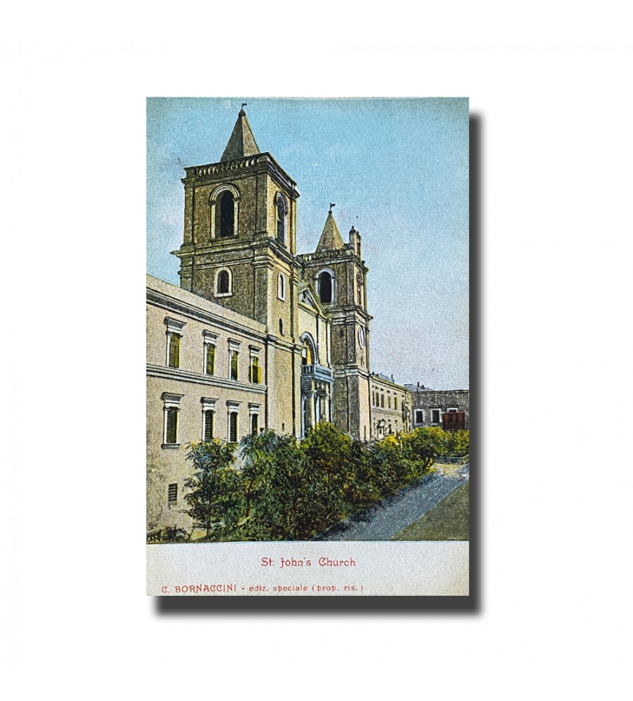 Malta Postcard - St. John's Church, UPU, New Unused