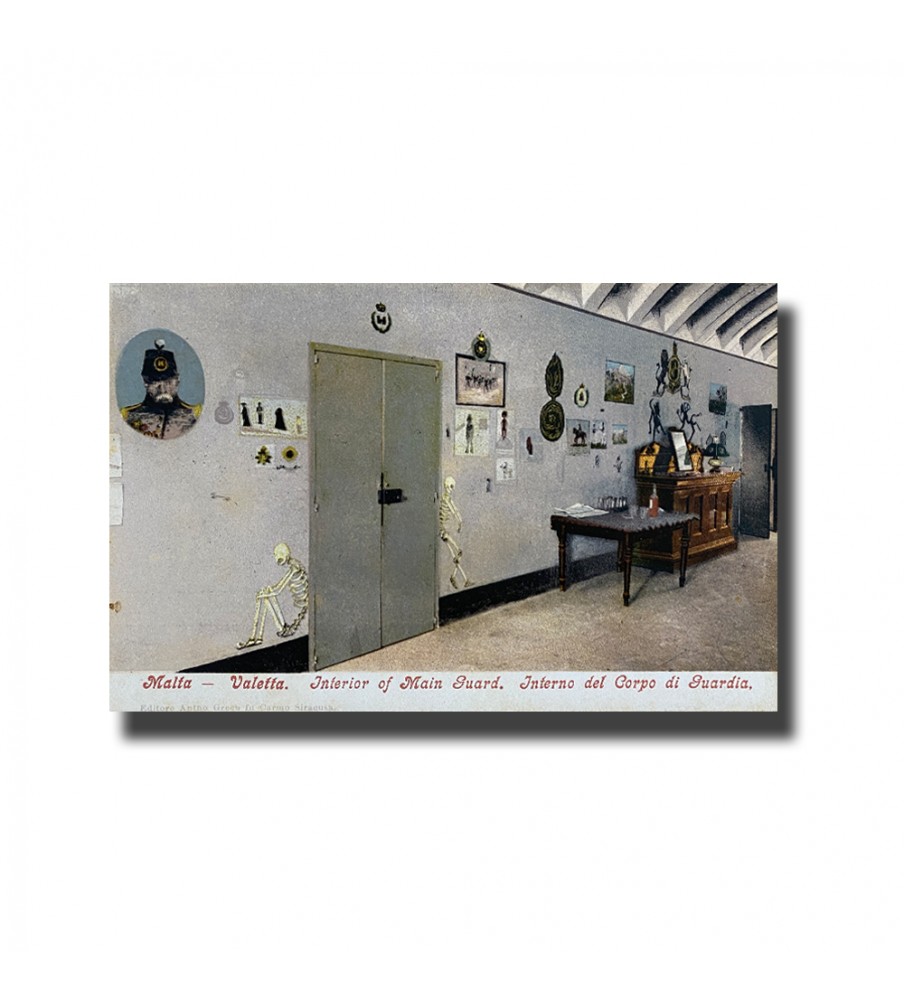 Malta Postcard - Interior of Main Guard, UPU, New Unused