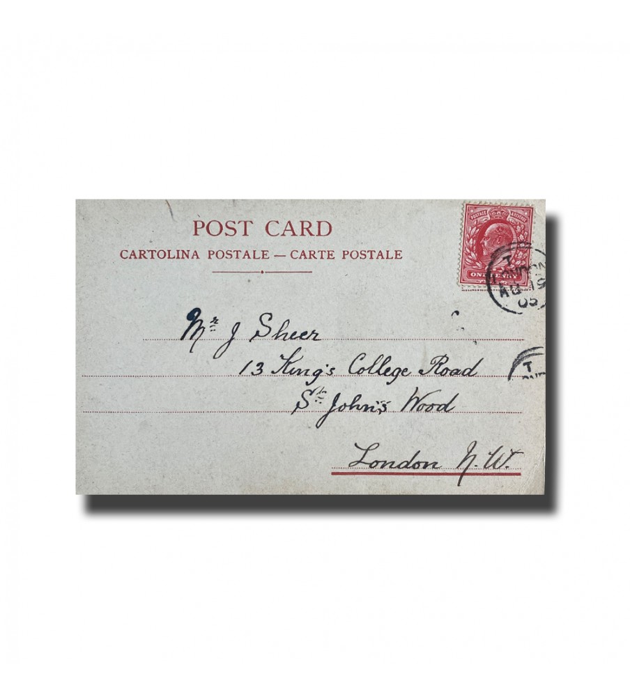 Malta Postcard - Strada Reale Valletta, Used With Stamp and Cancellation