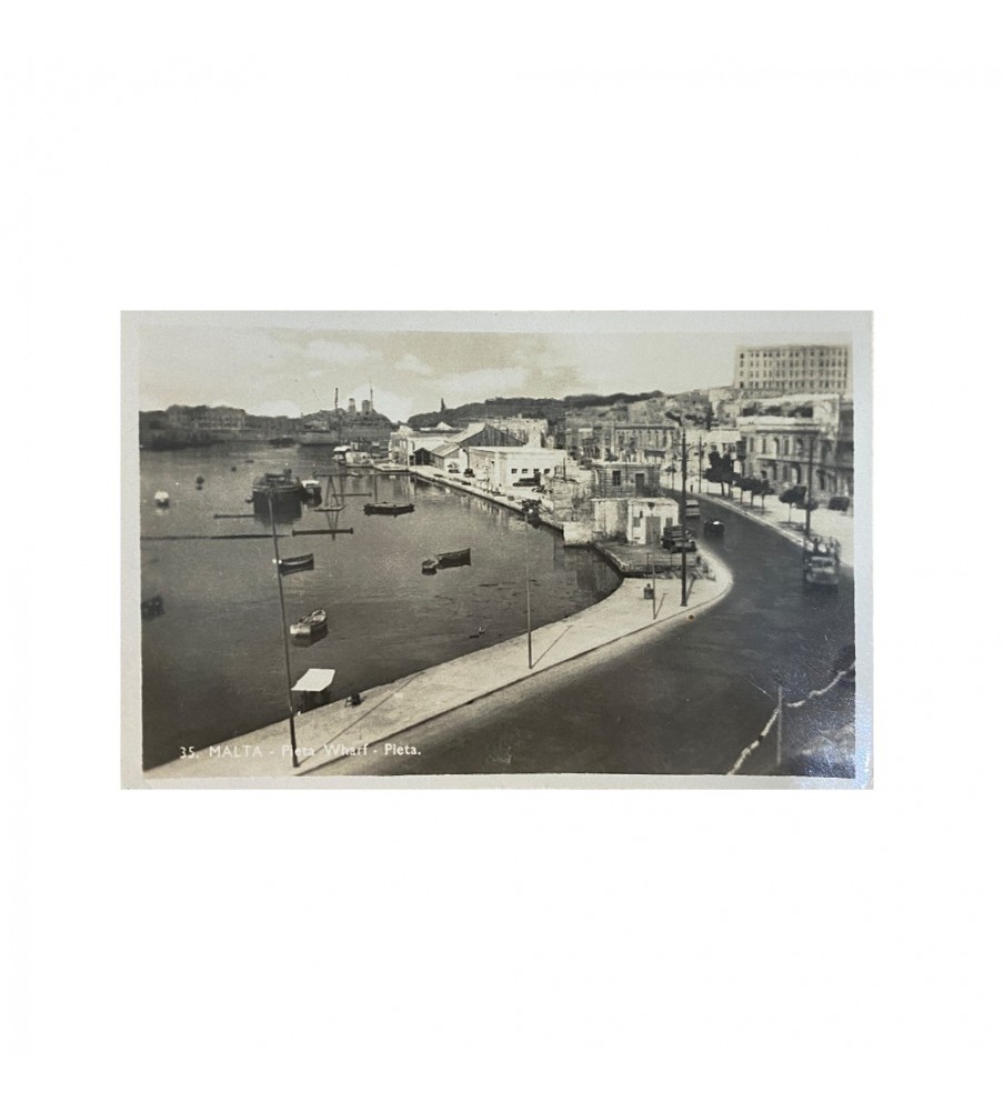 Malta Postcard - Pieta Wharf, New Unused