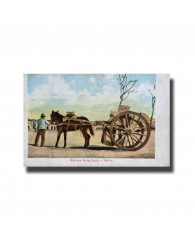 Malta Postcard - Maltese Mule Cart, UPU, New Unused