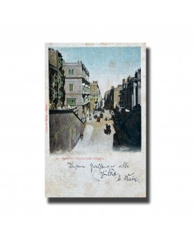 Malta Postcard - Strada Reale, Vincenzo Galea, Used