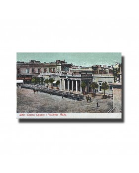 Malta Postcard - Main Guard Square Valleta, UPU, New Unused