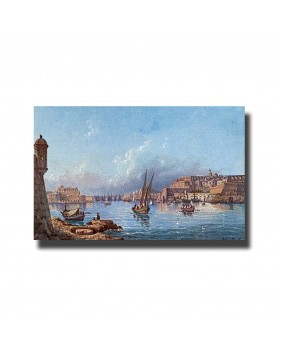 Malta Postcard - Grand Harbour and Valletta, New Unused