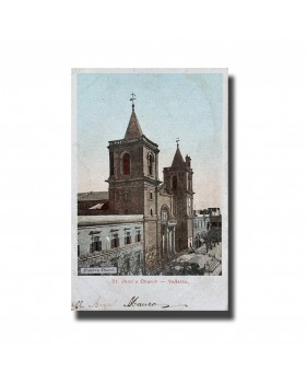 Malta Postcard - St. John's Church, Used