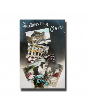 Malta Postcard - Greetings From Malta, New Unused, Made in Italy