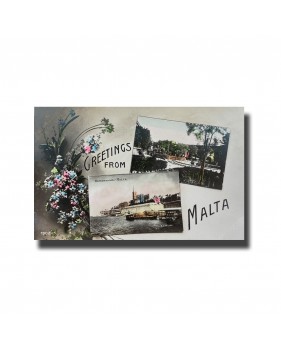 Malta Postcard - Greetings From Malta, New Unused, Made in Italy