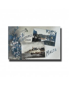 Malta Postcard - Greetings From Malta, New Unused, Made in Italy