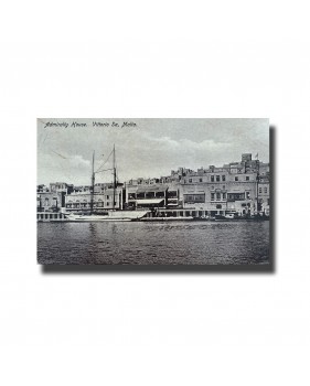 Malta Postcard - Admiralty House, Used With Cancellation and Censor