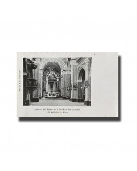 Malta Postcard - Interior of Basilica Valletta, New Unused, Made in Italy