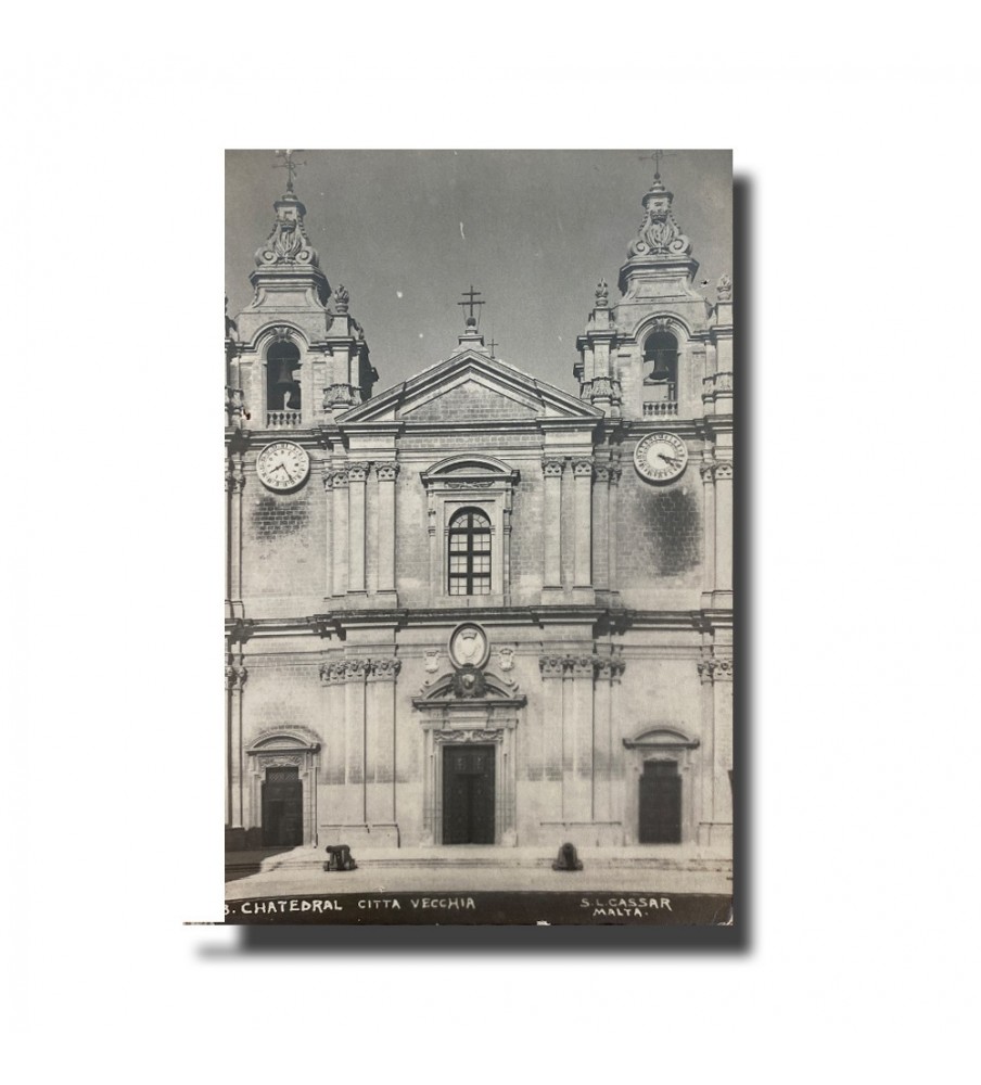 Malta Postcard - Chatedral Citta Vechia, New Unused