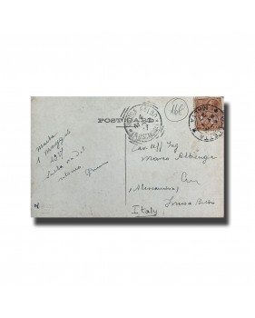 Malta Postcard - Real Photo With Stamp and Cancellation