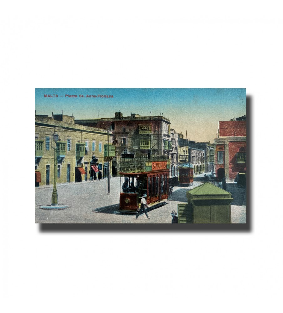 Malta Postcard - Piazza St. Anna Floriana, New Unused