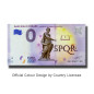 0 Euro Souvenir Banknotes Gaio Giulio Cesare Colour Italy SECC 2020-1