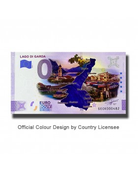 0 Euro Souvenir Banknotes Lago Di Garda Coloured Italy SECK 2020-1