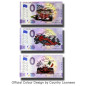 0 Euro Souvenir Banknote GP Italy Coloured Set of 3 SECQ 2020-1, 2, 3