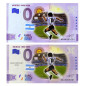 0 Euro Souvenir Banknotes DIEGO Set of 2 Colour Argentina AGAA 2020-1
