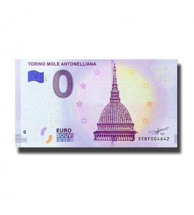 0 EURO SOUVENIR BANKNOTE TORINO MOLE ANTONELLIANA ITALY SEBF 2019- 1