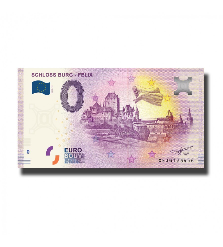 0 Euro Souvenir Banknote Schloss Burg Felix Germany XEJG 2019-10 0 Euro Souvenir Banknote Schloss Burg Felix Germany XEJG 2019-10