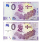 0 Euro Souvenir Banknote Suomen Presidentti Stahlberg Set of 2 Finland  LEBM 2020-1