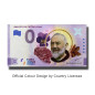 0 Euro Souvenir Banknote San Pio Da Pietrelcina Coloured Italy SECU 2020-1