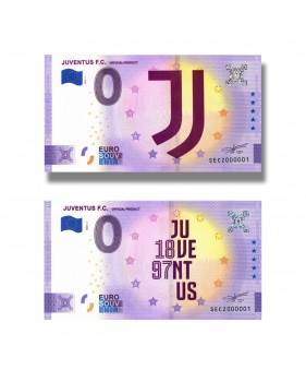JUVENTUS official Euro Souvenir Banknotes EuroScheine zero Euro