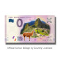0 Euro Souvenir Banknote Peru Machu Picchu World Heritage PRAA 2019-1