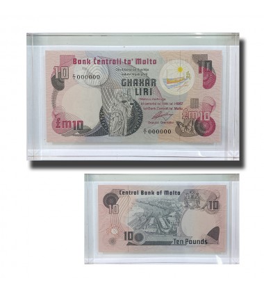 Malta - MALTA 10 LIRI 1994 PICK 47c UNC