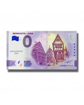 Anniversary 0 Euro Souvenir Banknote Bernkastel Kues Germany XERQ 2021-1