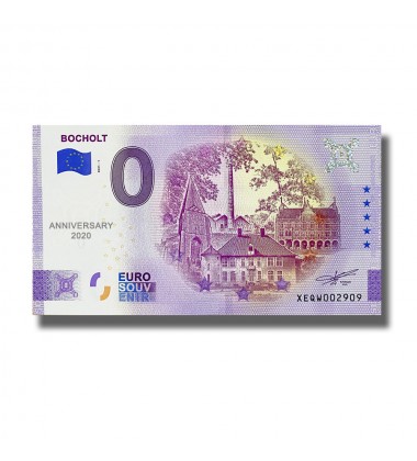 Anniversary 0 Euro Souvenir Banknote Bocholt Germany XEQW 2021-1