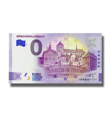 0 Euro Souvenir Banknote Monchengladbach Germany XERW 2021-1
