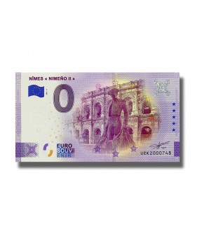 0 Euro Souvenir Banknote Nimes Nimeno II France UEKZ 2021-6