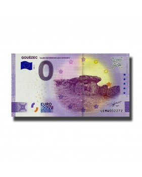 0 Euro Souvenir Banknote Gouezec France UEMW 2021-2