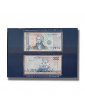 2005 Malta CHOGM Commemorative Banknote Set of 2 De La Rue