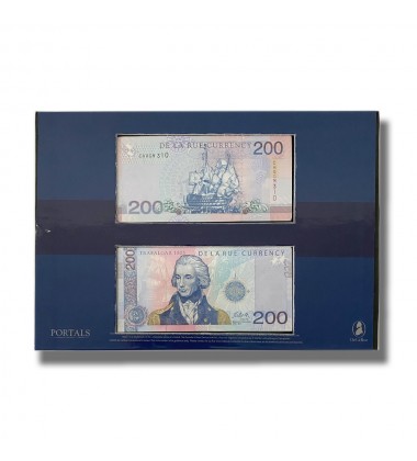 2005 Malta CHOGM Commemorative Banknote Set of 2 De La Rue