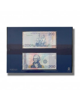 2005 Malta CHOGM Commemorative Banknote Set of 2 De La Rue