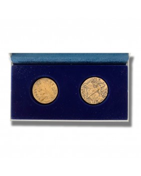 EPP Medal Color Gold  Coltvro Met EU EPP Political Party Medals