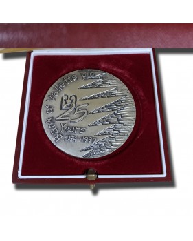 1974-1999 Valletta Medal Silver 25 years Bank of Valletta p.l.c.