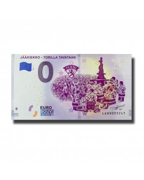 0 Euro Souvenir Banknote Jaakiekko Torilla Tavataan Finland LEAX 2019-1