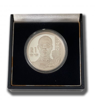 2005 South Africa Silver Medal 925 Nobel Peace Prize Winners Albert John Luthuli