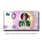 0 Euro Souvenir Banknote St. Patrick Colour Ireland TEAU 2021-1