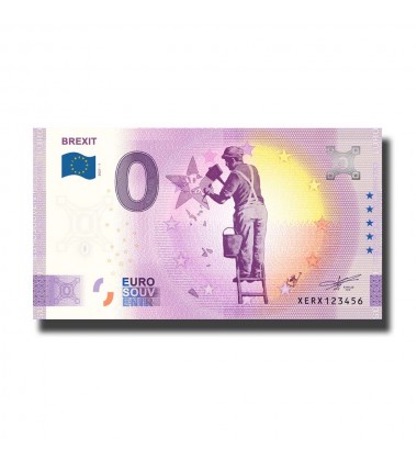 0 Euro Souvenir Banknote Brexit Germany XERX 2021-1