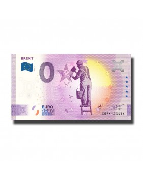 0 Euro Souvenir Banknote Brexit Germany XERX 2021-1