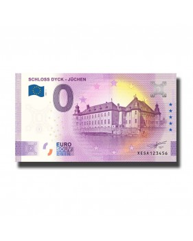 0 Euro Souvenir Banknote Schloss Dyck Juchen Germany XESA 2021-1