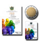 2008 San Marino European Year of Intercultural Dialogue 2 Euro Coin