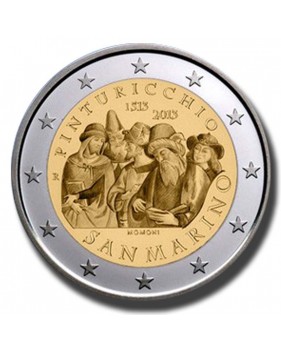 2013 San Marino The 500th Anniversary of the Death of Malers Pinturicchio 2 Euro Coin