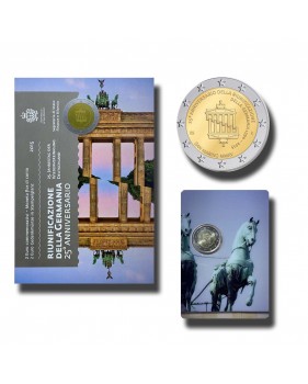 2015 San Marino 25th Anniversary of German Reunification 2 Euro Coin