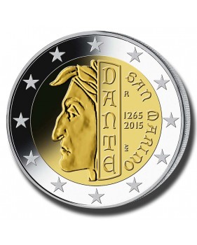2015 San Marino 750th Anniversary of the Birth of Dante Alighieri 2 Euro Coin