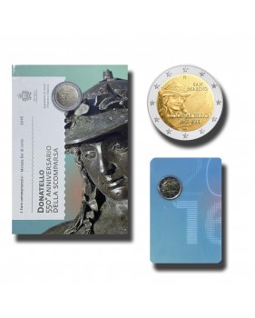 2016 San Marino 550Th Death Ann Donatello 2 Euro Coin