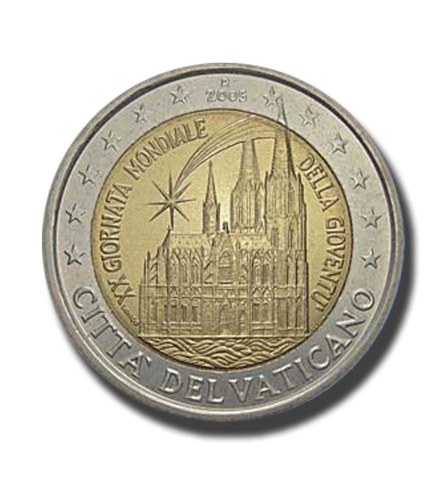 2005 Vatican 20th World Youth Day 2 Euro Coin